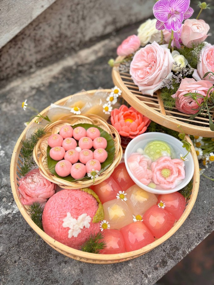 Mẹ đảm Hà Nội biến bánh trôi thành 'tác phẩm nghệ thuật' đẹp không nỡ ăn - 6