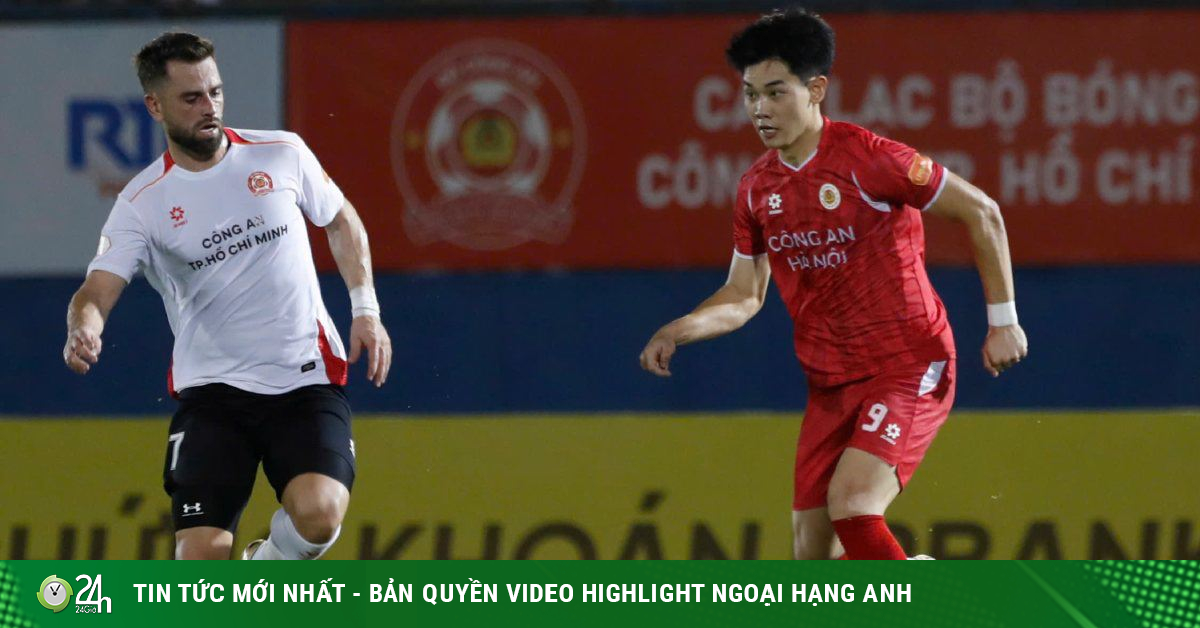 Video bóng đá Công an TP HCM - Công an Hà Nội: Áp đảo hoàn toàn, Đình Bắc tỏa sáng (V-League)