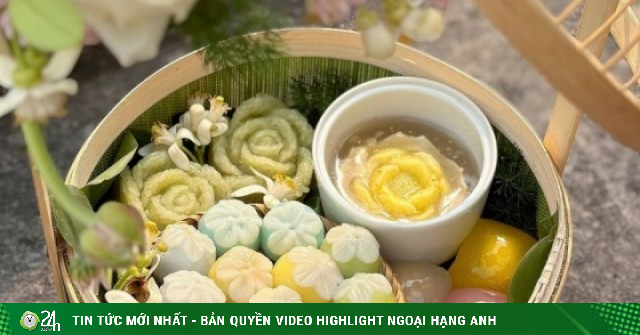 Mẹ đảm Hà Nội biến bánh trôi thành 'tác phẩm nghệ thuật' đẹp không nỡ ăn