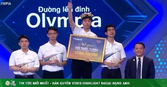 Nam sinh Chuyên Hùng Vương giành vòng nguyệt quế cuộc thi Tháng Olympia 26