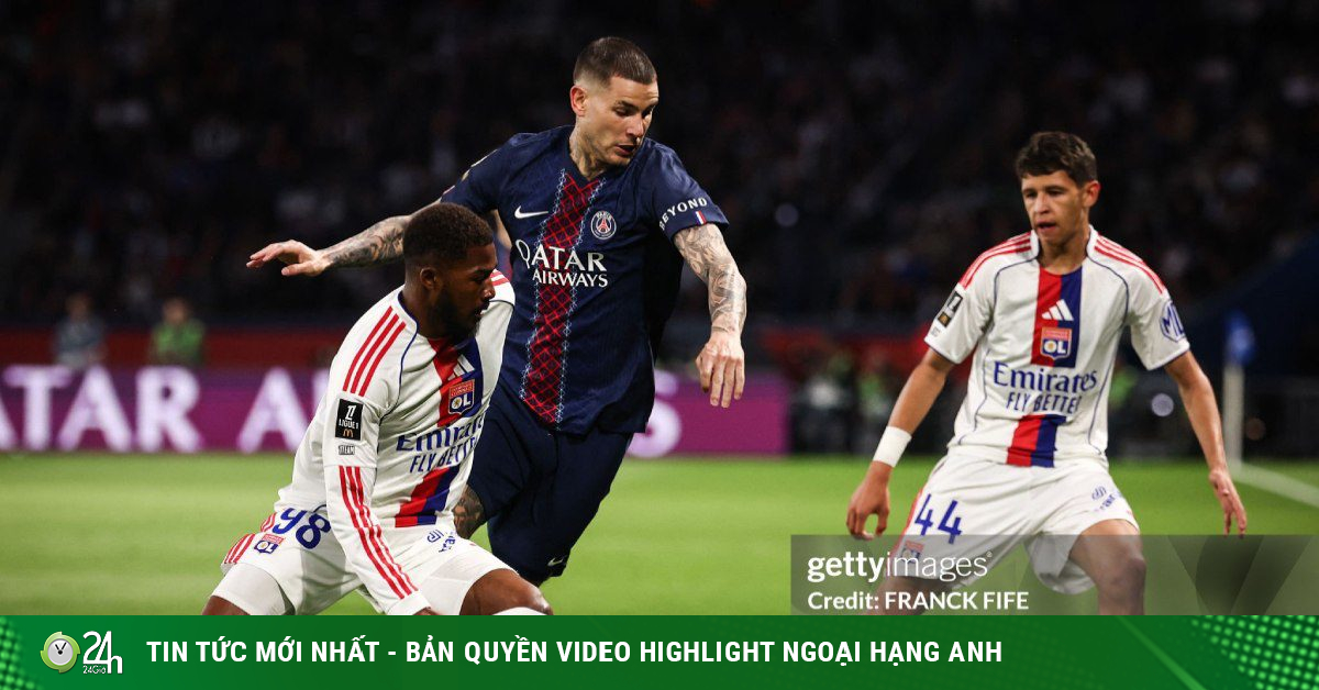 Video bóng đá PSG - Lyon: Dấu ấn Endrick, địa chấn ở cuộc đua vô địch (Ligue 1)