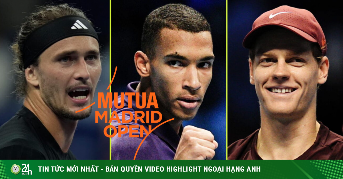 Lịch thi đấu tennis đơn nam Madrid Open 2026 mới nhất