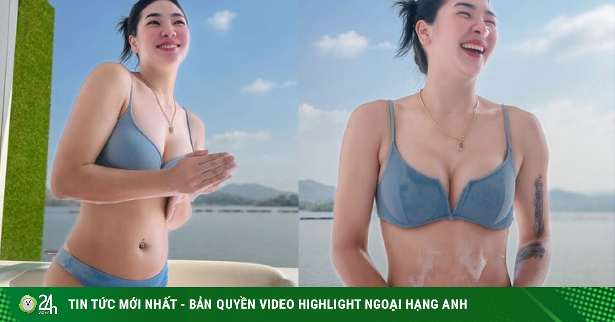 Sao bóng chuyền Thái Lan biến thành siêu mẫu khi diện bikini khoe dáng bốc lửa