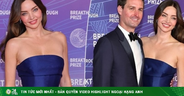 'Gái bốn con' Miranda Kerr khoe sắc vóc quyến rũ bên chồng tỷ phú