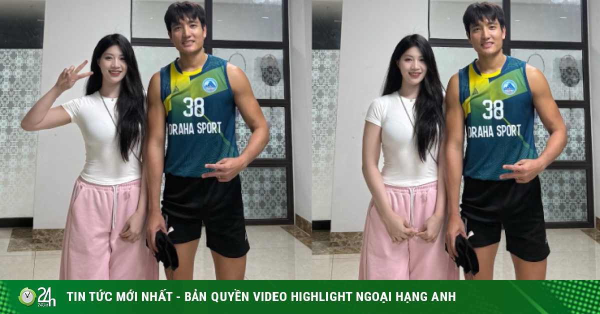 Hot girl vật Anh Thơ sánh đôi, tuyên bố "mê" nam thần bóng chuyền Việt Nam