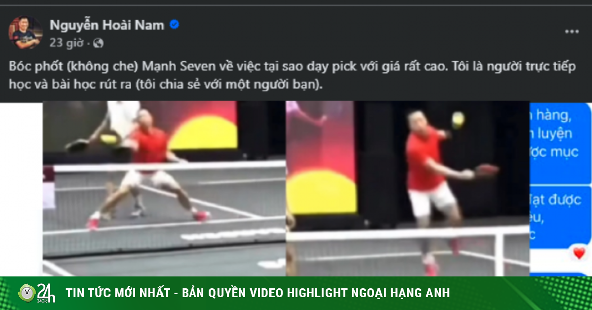 Chuyên gia lý giải chuyện HLV pickleball chơi dở mà thu học phí 50 triệu đồng/10 buổi