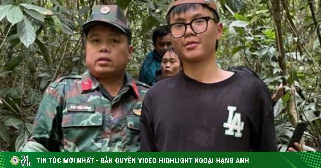 Thiết bị cầm tay của Trung úy quân đội cứu sống nam sinh 19 tuổi lạc ở rừng Tam Đảo