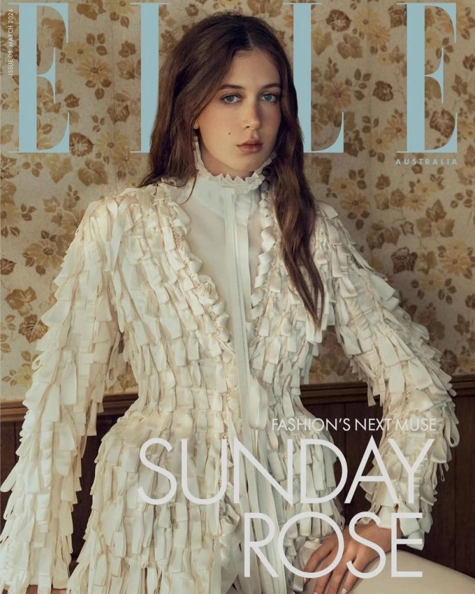 Con gái Nicole Kidman trên tạp chí Elle.