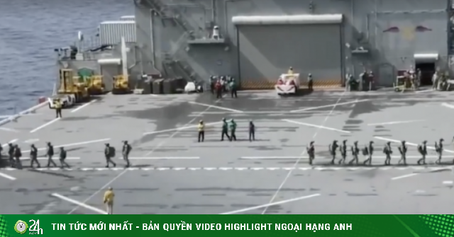 Video lực lượng Mỹ đột kích tàu có liên hệ với Iran ở vịnh Bengal