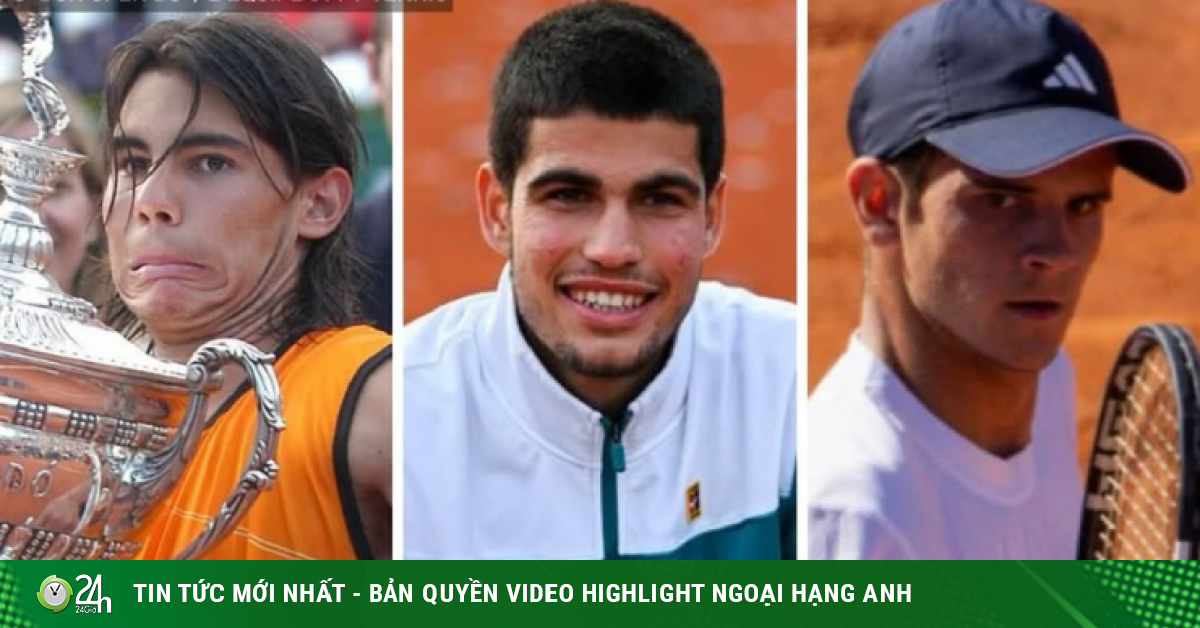 “Truyền nhân Nadal” như nấm mọc sau mưa: Alcaraz sừng sững, "Rafa mới" cực tài năng