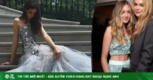 Con gái Nicole Kidman diện đầm hàng hiệu dự dạ hội