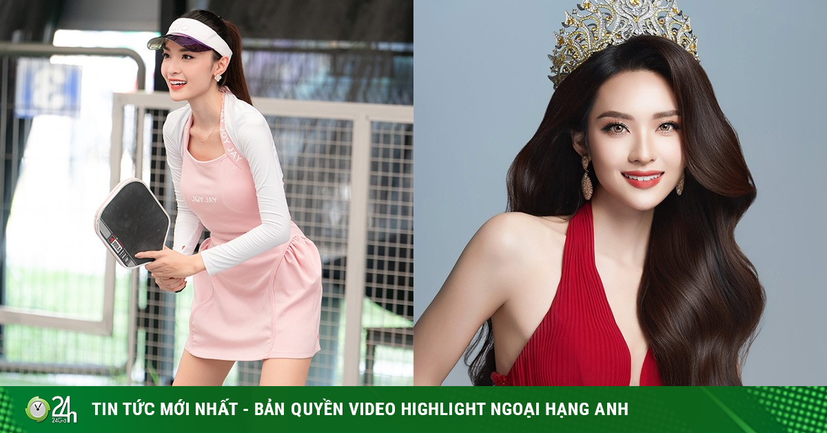 Hoa hậu Mỹ Linh khoe dáng nóng bỏng, tự xây sân pickleball vì quá đam mê