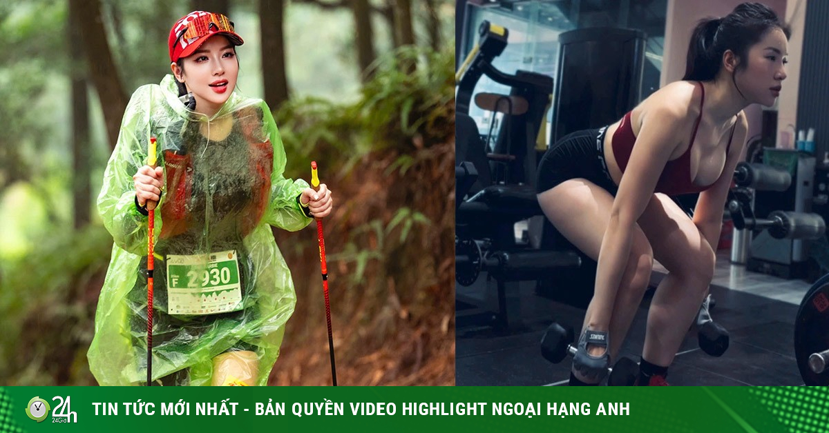 Hot girl chạy bộ Loan Barbie nhiều lần ngã trên đường đua ở giải đấu khắc nghiệt