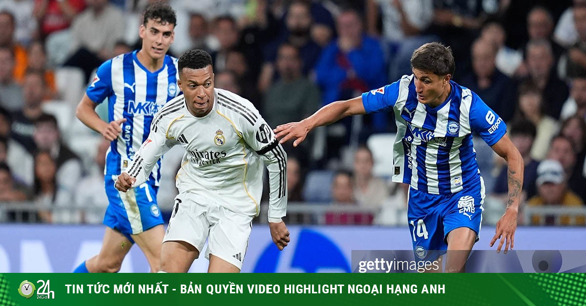 Video bóng đá Real Madrid - Alaves: Mbappe - Vinicius "khai hỏa", bám đuổi Barca (La Liga)