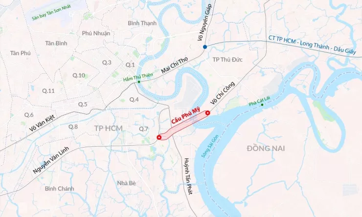 Tài xế mắc kẹt xuyên đêm trên cầu Phú Mỹ sau tai nạn 6 ôtô - 15