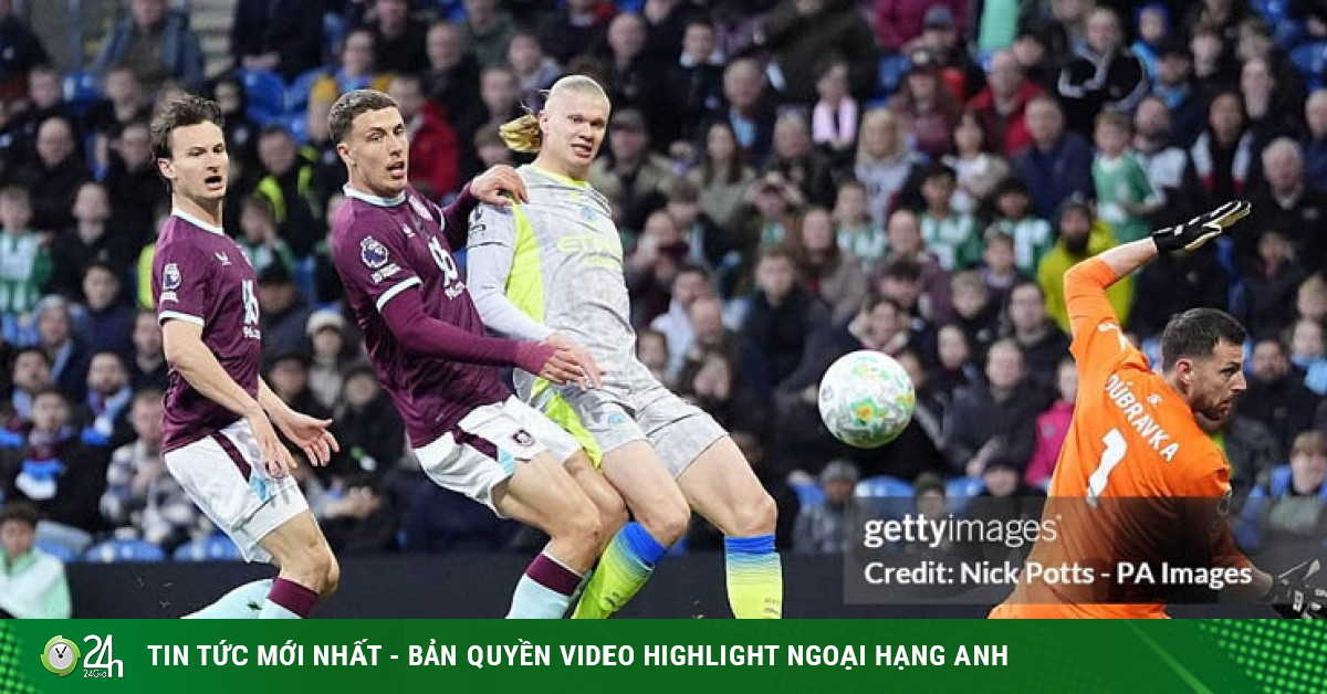 Video bóng đá Burnley - Man City: Khác biệt Haaland (Ngoại hạng Anh)