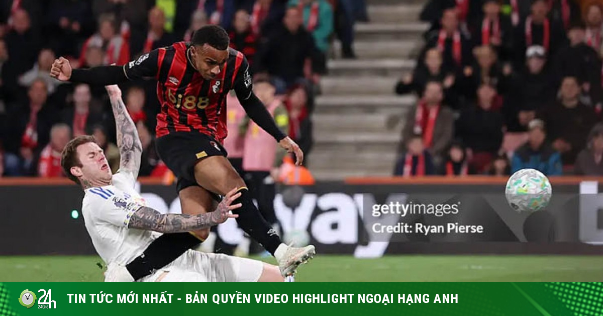 Video bóng đá Bournemouth - Leeds: Hiệp 2 điên rồ, 4 bàn hấp dẫn (Ngoại hạng Anh)
