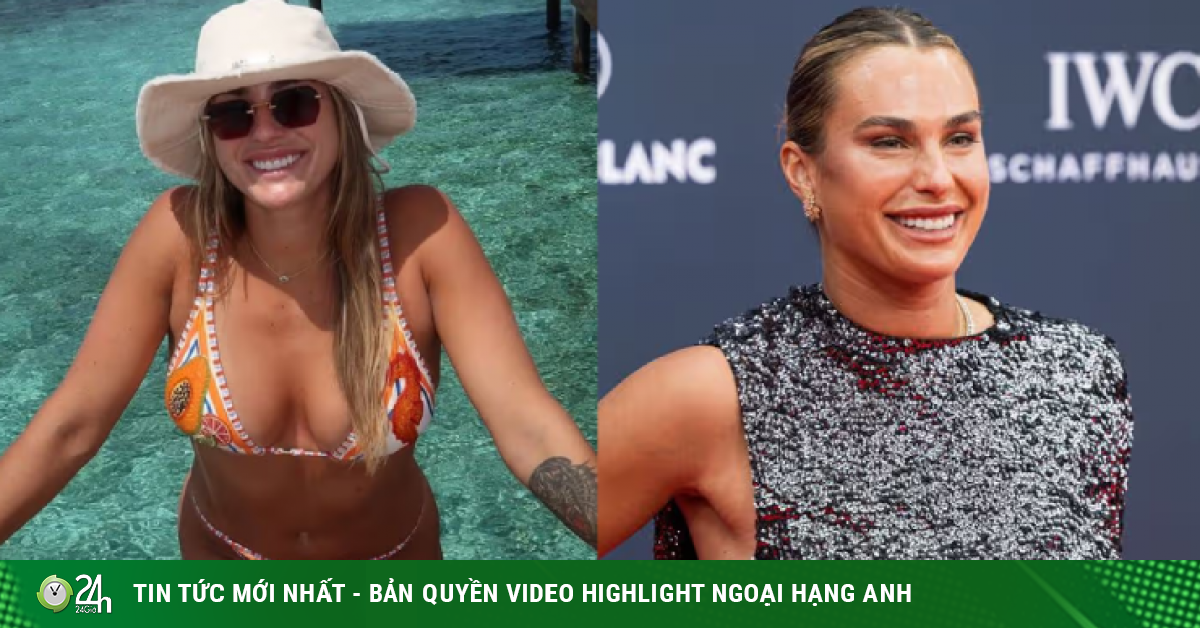 Tay vợt nữ số 1 Sabalenka bị phát hiện "thả rông vòng 1" khi nhận giải danh giá