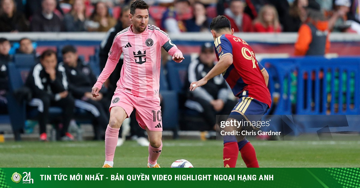 Video bóng đá Salt Lake - Inter Miami: Đội Messi hú vía đầu trận (MLS)