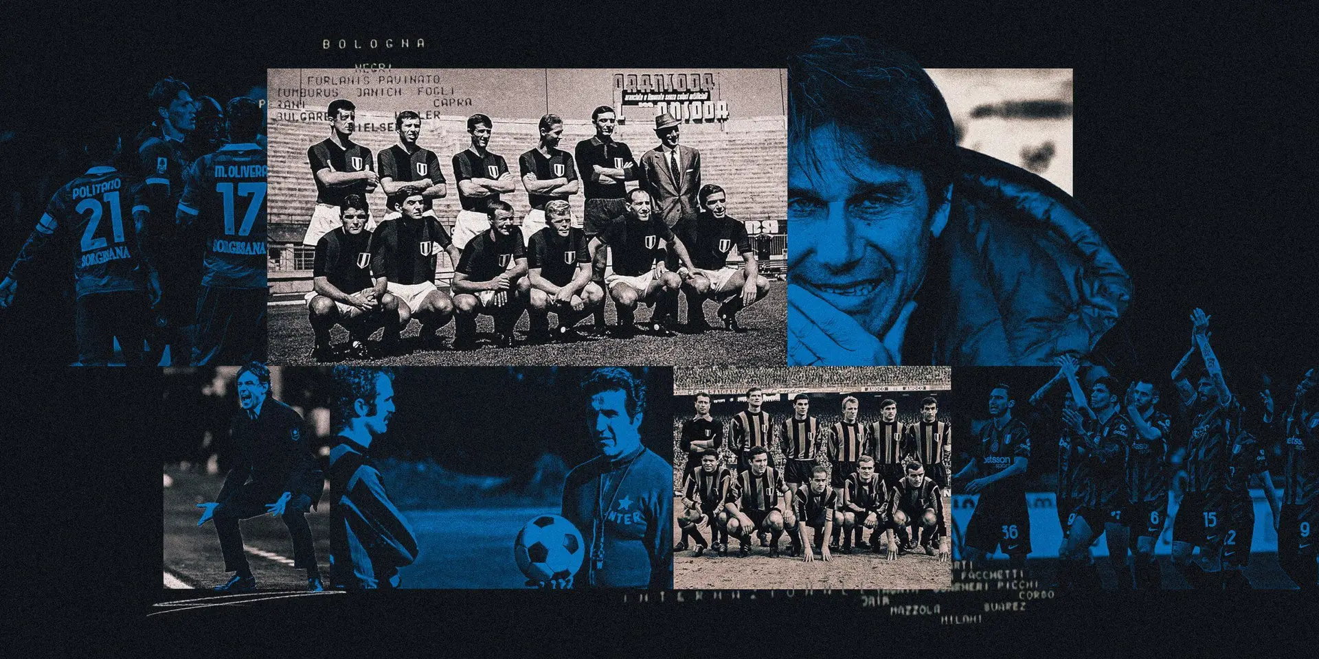 Inter Milan và Bologna từng đá play-off tranh chức vô địch mùa giải 1963/64