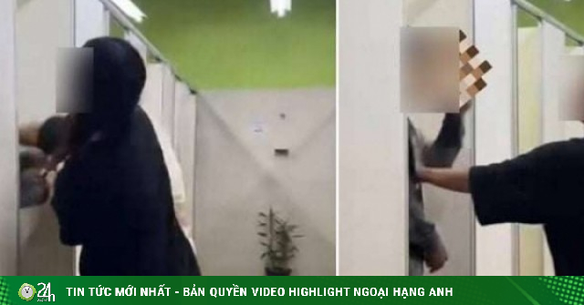 Video: Bị quay lén trong nhà vệ sinh, người phụ nữ đấm tên biến thái tới tấp
