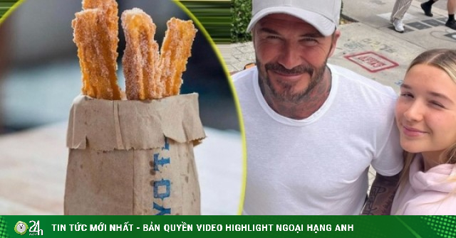 Món bánh quẩy dân dã được lòng David Beckham và Harper