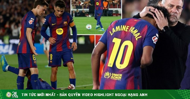 Flick bức xúc bàn thắng bị VAR từ chối, lo lắng chấn thương của Yamal - Cancelo