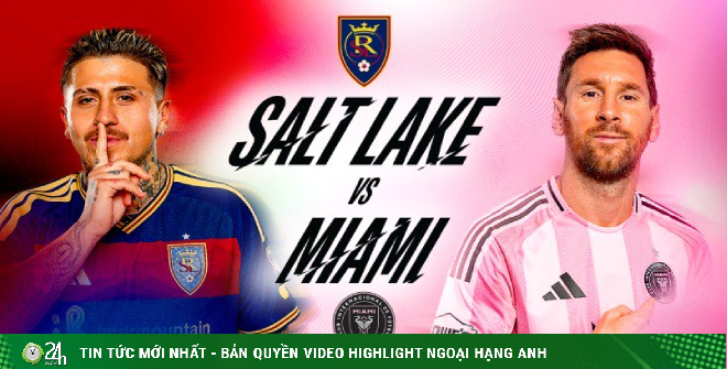 Trực tiếp bóng đá Salt Lake - Inter Miami: Messi chờ tiếp đà thăng hoa (MLS)