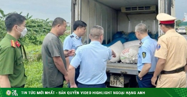 Một tấn lòng lợn đang phân hủy sắp 'tuồn' ra thị trường trước ngày nghỉ lễ