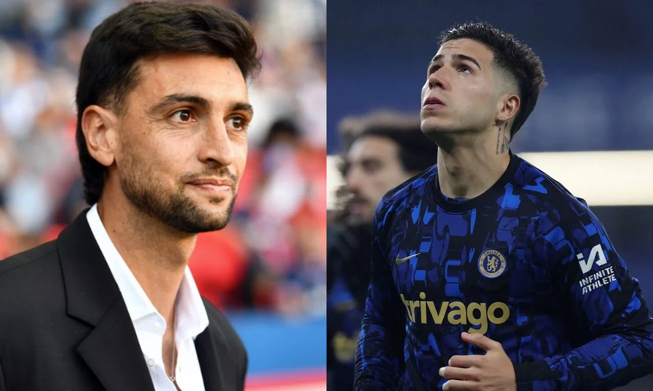 Javier Pastore (trái) đang chào hàng một loạt CLB lớn ở châu Âu để mua Enzo Fernandez