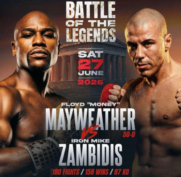 Mayweather đấu Zambidis ngày 27/6