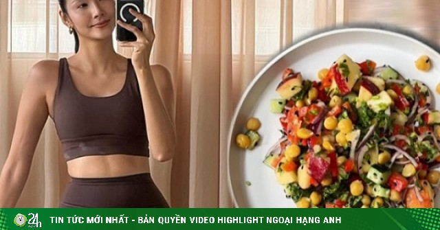 Hoàng Thùy ăn healthy giữ eo - hông 'siêu thực'