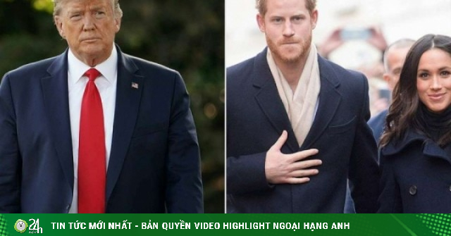 Ông Trump mỉa mai Harry, đá xoáy Meghan