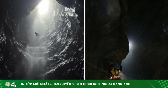 Phát hiện hang động mới ở Quảng Trị chứa thác nước lạ, 'khó nhất 36 năm thám hiểm'