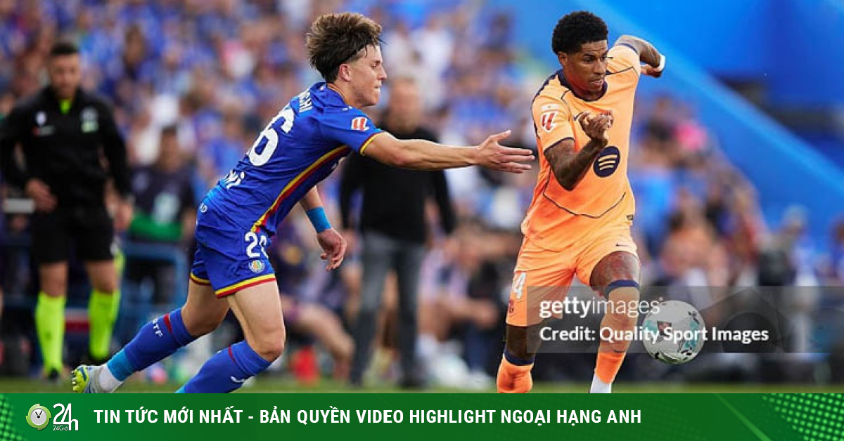Video bóng đá Getafe - Barcelona: Rashford ấn định, tiến gần tới ngôi vương (La Liga)