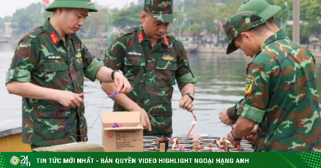 Cận cảnh trận địa pháo hoa sẵn sàng thắp sáng bầu trời Đất Tổ