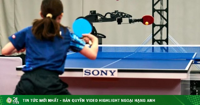 Robot của Sony đánh bại cao thủ bóng bàn thế giới, phản xạ nhanh không tưởng