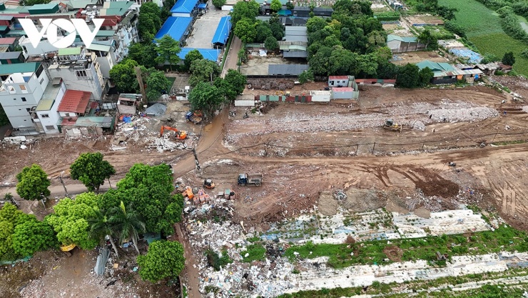 Hướng tuyến đường dẫn từ cầu Tứ Liên ra Nghi Tàm dần lộ diện