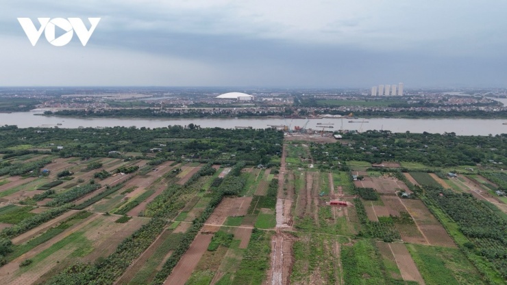 Khu vực đất đã giải phóng, sẵn sàng bàn giao cho đơn vị thi công