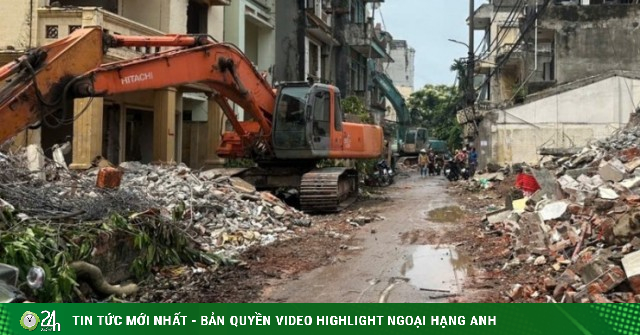 Giải tỏa mặt bằng ngõ 310 Nghi Tàm, tuyến kết nối cầu Tứ Liên lộ diện