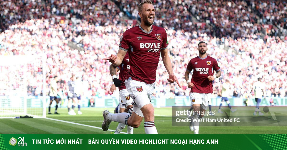 Video bóng đá West Ham - Everton: "Bàn thắng vàng" ở phút 90+2 (Ngoại hạng Anh)