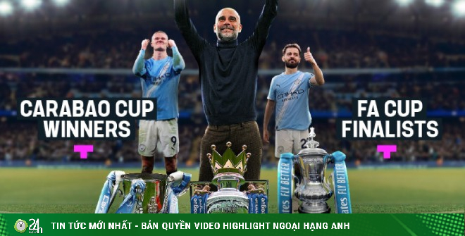 Pep nói về cơ hội "ăn 3" của Man City, fan Arsenal cầu xin nhường cúp