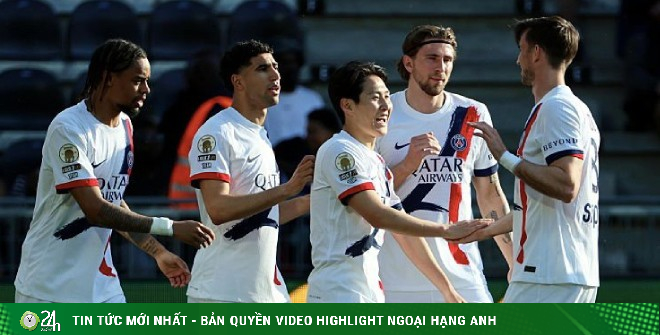 Video bóng đá Angers - PSG: 3 bàn và thẻ đỏ, điểm nhấn "kép phụ" (Ligue 1)
