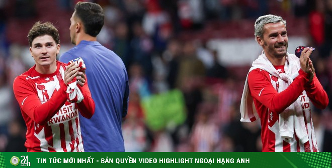 Video bóng đá Ateltico - Bilbao: 5 bàn mãn nhãn, "chiến thư" gửi Arsenal (La Liga)