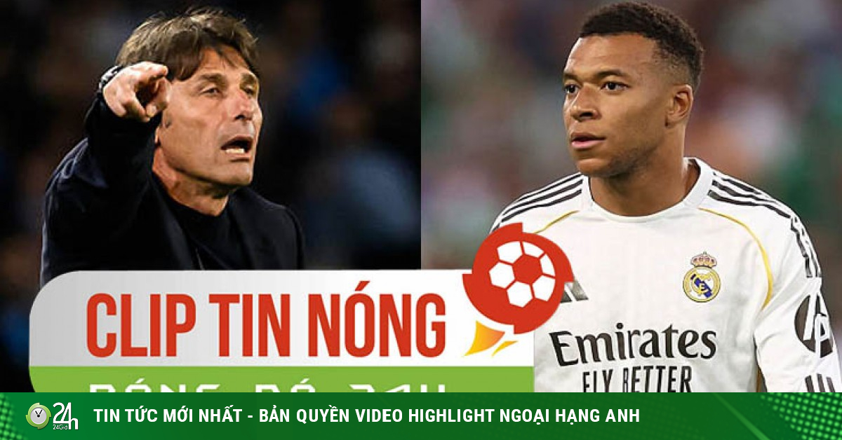 Chelsea muốn tái hợp Conte, Real Madrid đón tin mừng về chấn thương Mbappe (Clip tin nóng)