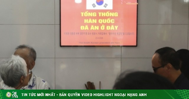 Quán phở Hà Nội 'gây sốt' với du khách sau bữa ăn của Tổng thống Hàn Quốc