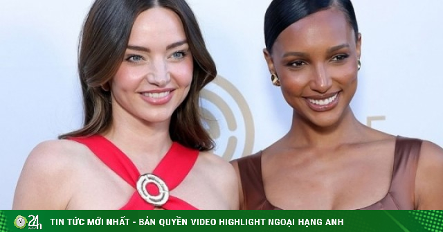 Miranda Kerr đọ sắc với thiên thần nội y Jasmine Tookes
