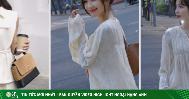 Cháu dâu NSƯT Chí Trung gây chú ý với 3 outfit xuống phố