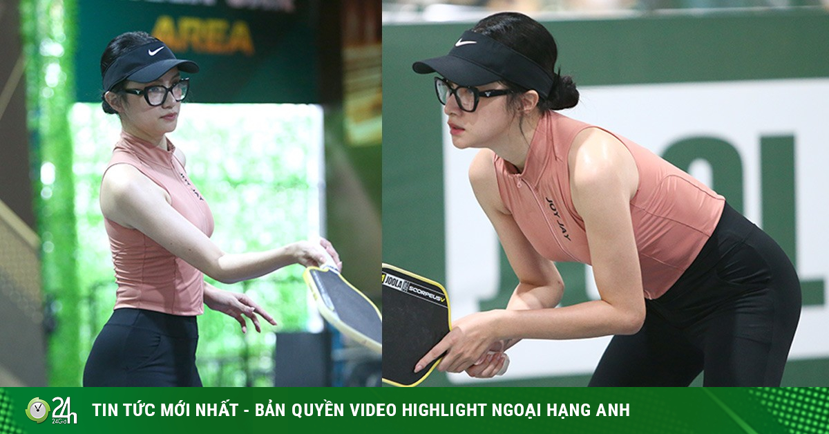 Hoa hậu Hương Giang thi đấu pickleball sau khi nằm viện, tiếc nuối hụt danh hiệu