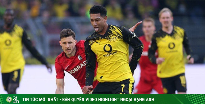 Video bóng đá Dortmund - Freiburg: "Phủ đầu" 3 bàn, không thể gượng dậy (Bundesliga)